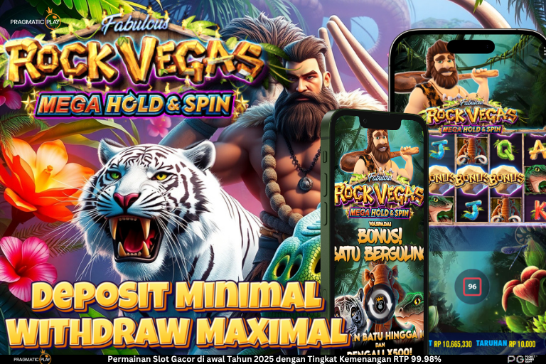 Rock Vegas: Mega Hold & Spin: Petualangan Slot di Zaman Purba
